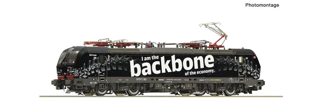 Elektrolokomotive 193 318 der Deutschen Bahn " Backbone"
