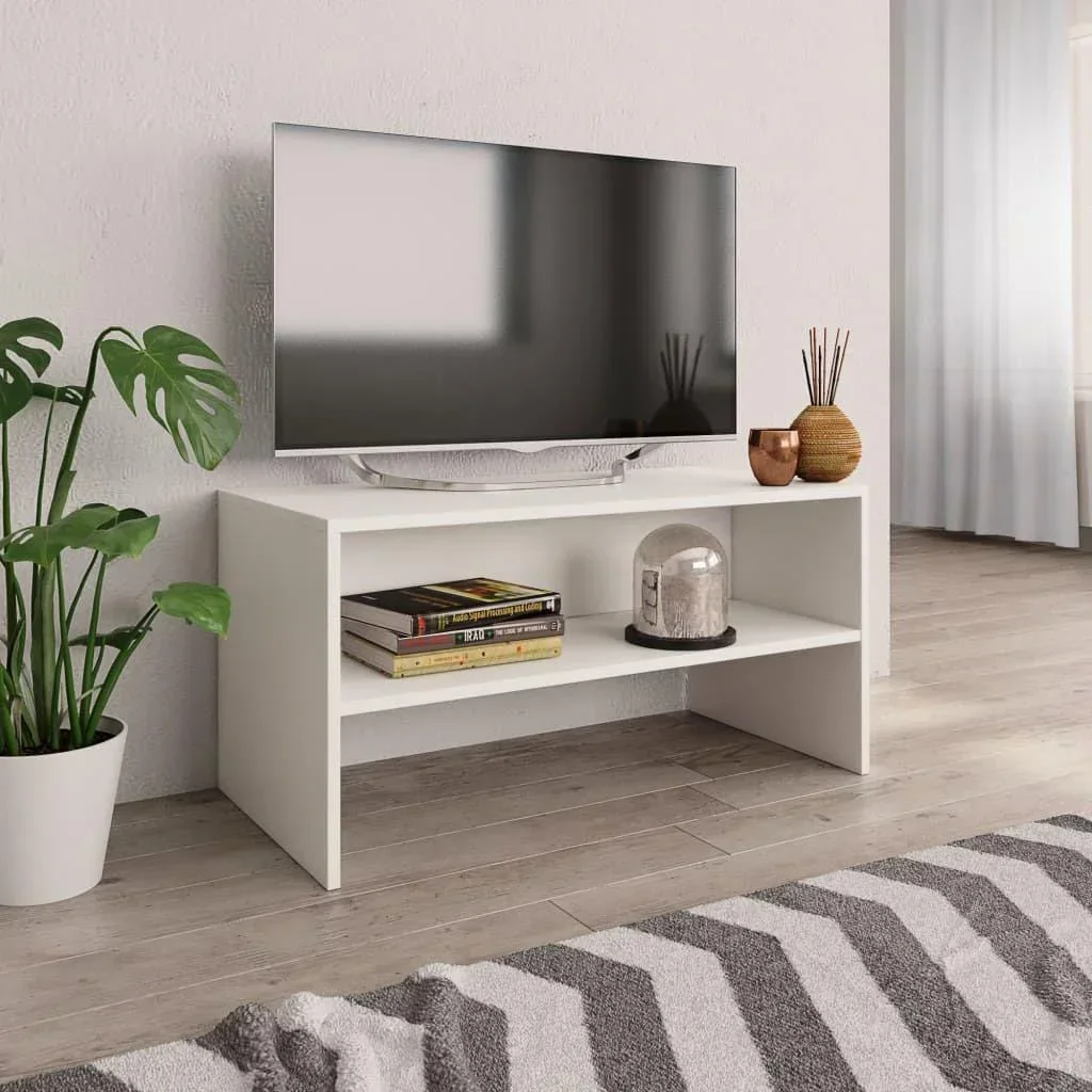 TV-Schrank 80x40x40 cm Spanplatte weiß