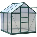 Gewächshaus mit Dachluke - Gehäuse aus Polycarbonat - 190 x 132 x 201 cm
