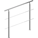 Handlauf Edelstahl 120cm 2 Streben