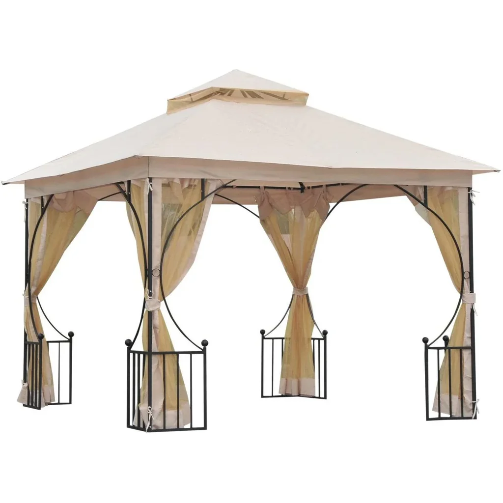 Gartenpavillon mit Doppeldach