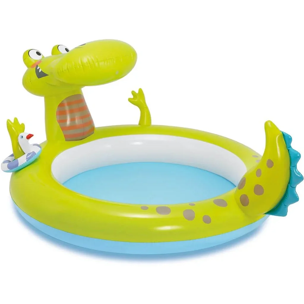 Aufblasbare Schwimm in Krokodilform