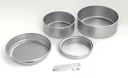 Trekking-Geschirrset aus eloxiertem Aluminium 5-teilig