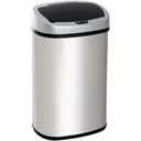 Mülleimer Automatik mit Infrarotsensor 58L Silber