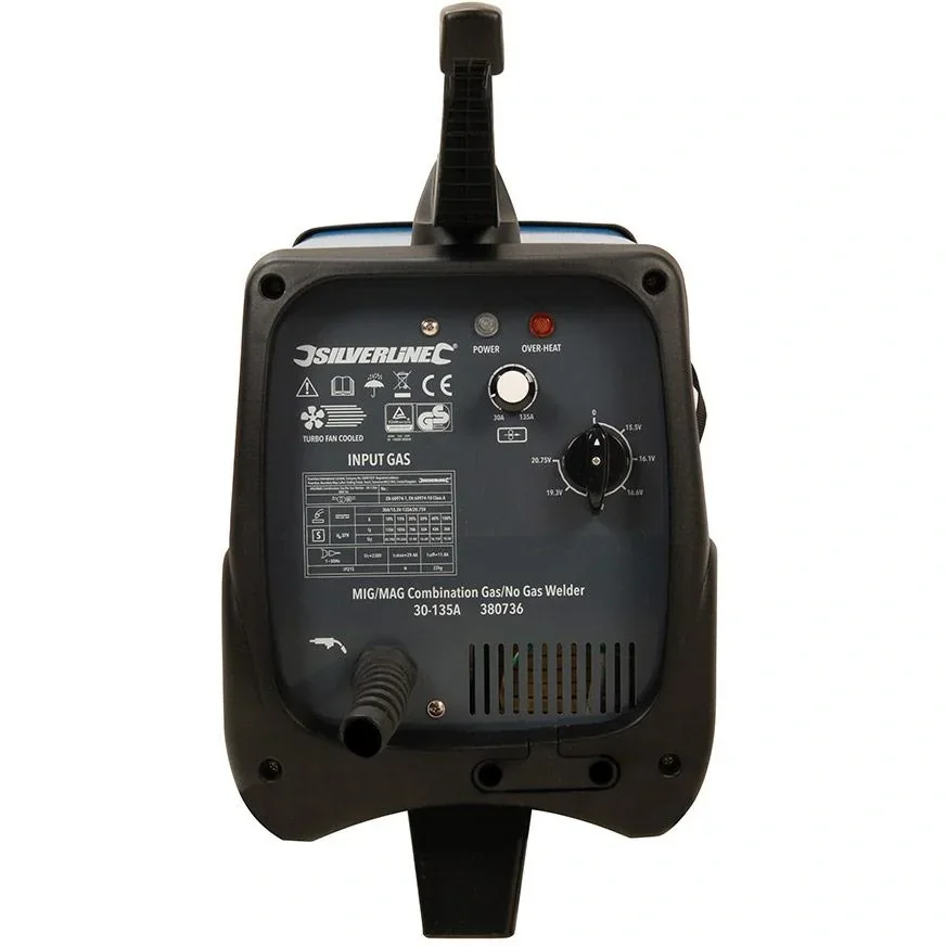 MIG/MAG Gas/ohne Gas Kombi-Schweißgerät 30 - 135 A