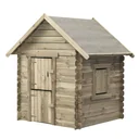 Spielhaus Louise Holz Satteldach 160 cm x 120 cm x 120 cm