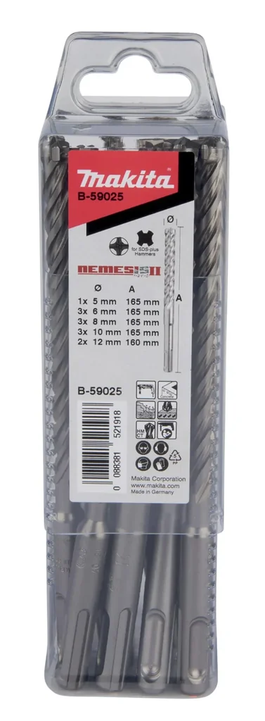 NEMESIS2 Bohrerset SDS+ 12 teilig