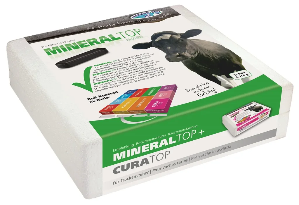 Mineralfuttermittel Mineraltop Hochleistungsbolus, 12 Boli à 110 g