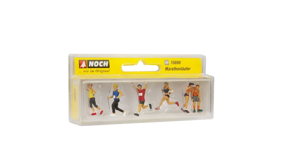 Marathonläufer, 5 Figuren, Spur H0