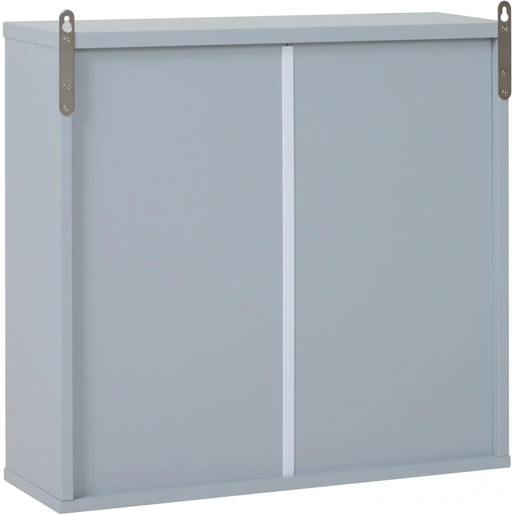 Spiegelschrank grau
