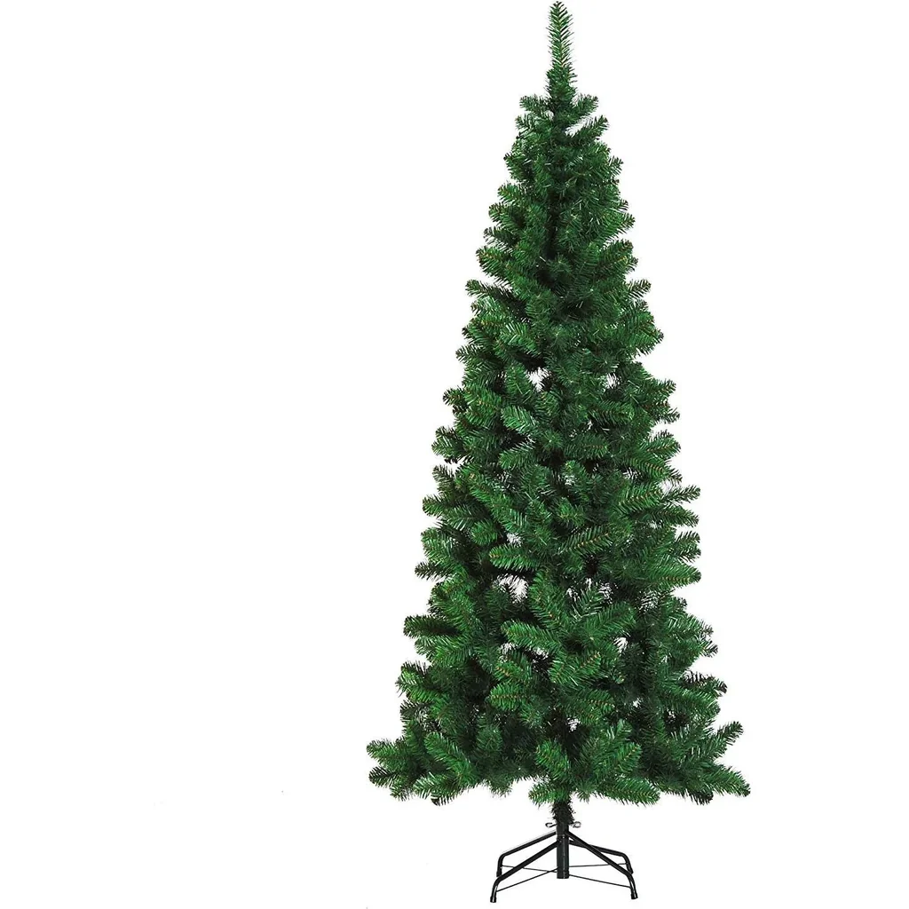 Weihnachtsbaum 210cm mit Metallständer 631 Spitzen Grün