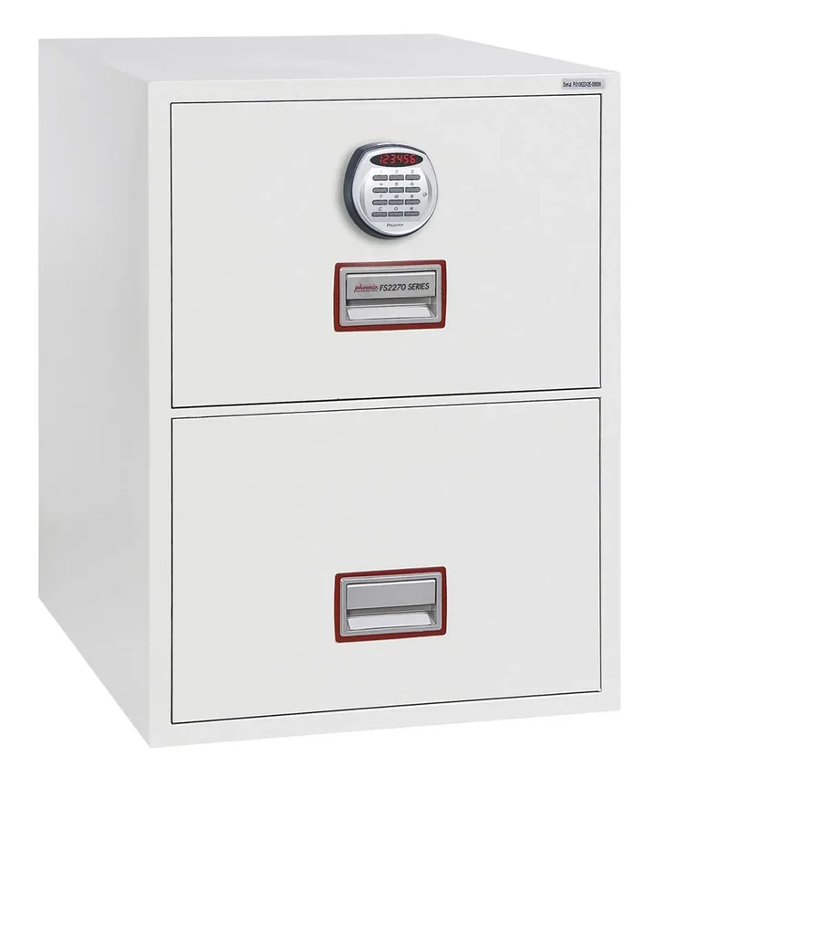 Aktenschrank World Class Vertical Fire File mit 2 Schubladen und elektronischem Schloss