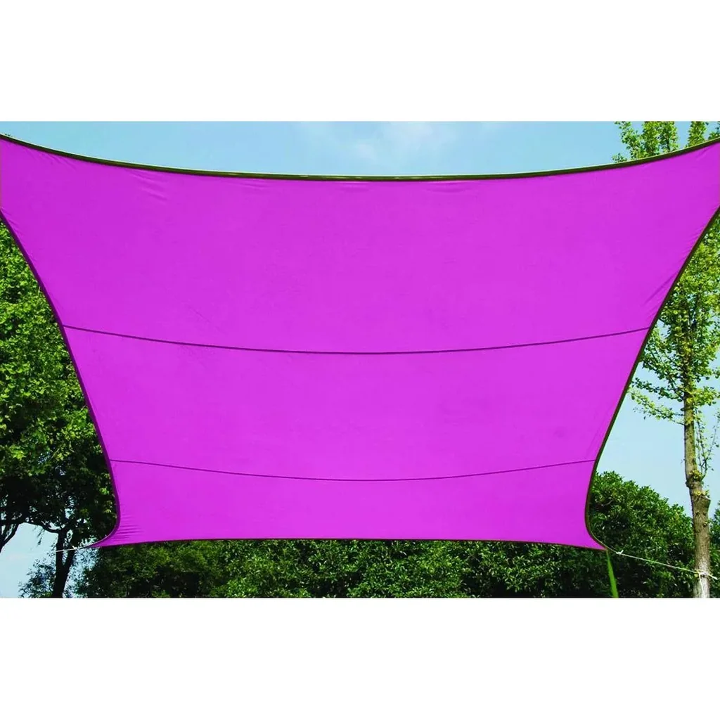 sonnensegel - rechteckig - 4 x 3 m - fuchsia