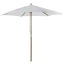 Sonnenschirmmarkise 3-Stufen-Bambus 180/ Polyestercreme