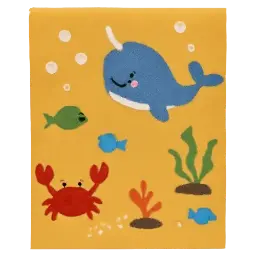 Kinderteppich gelb Bild