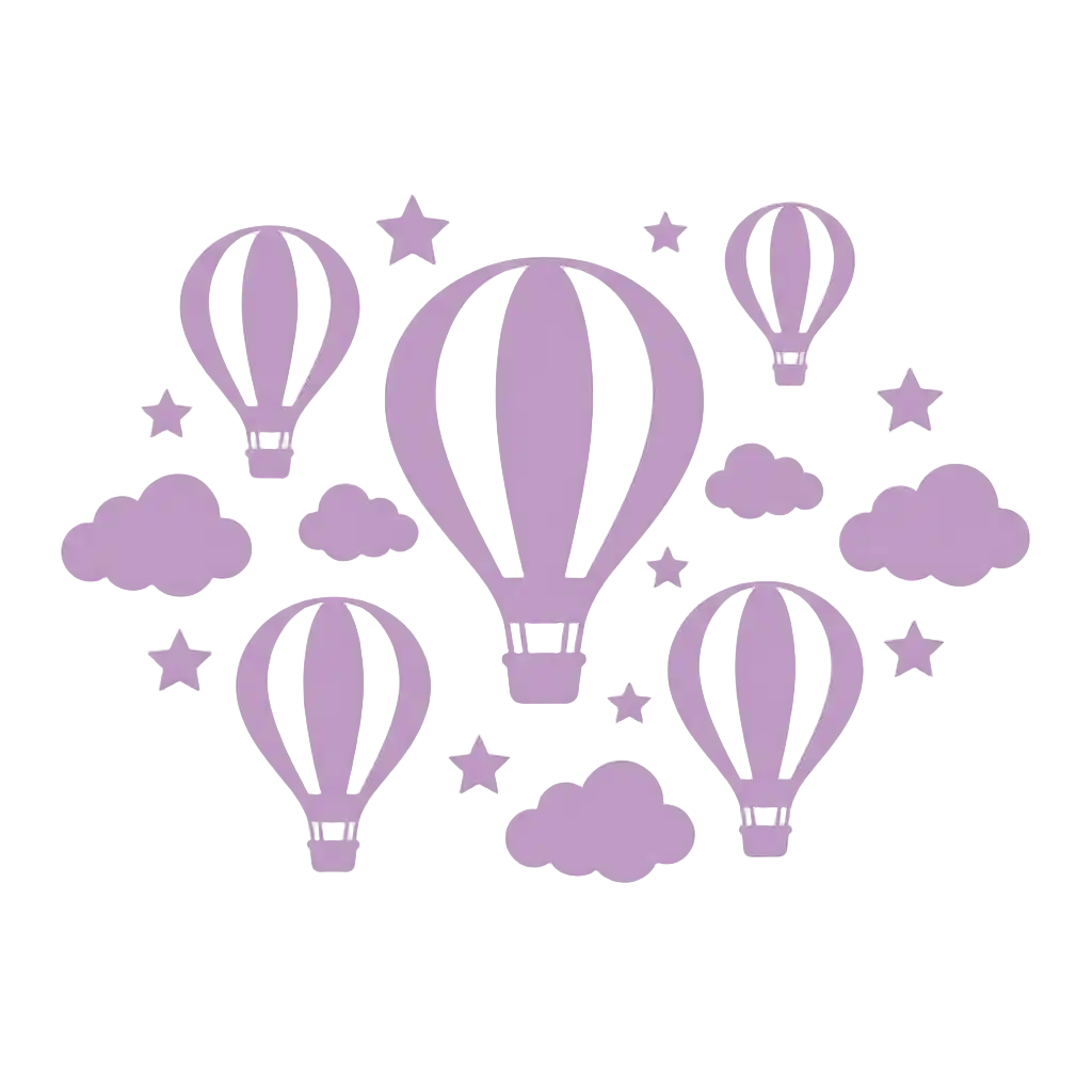 Wandgestaltung lila image