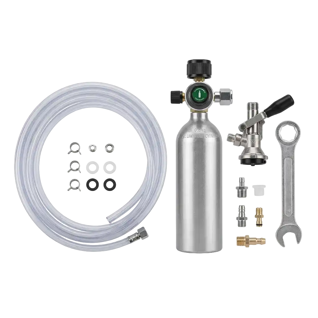 Zubehörpakete mit 0	5 kg CO2 Flasche 10mm Bierschlauch (1leitig) image