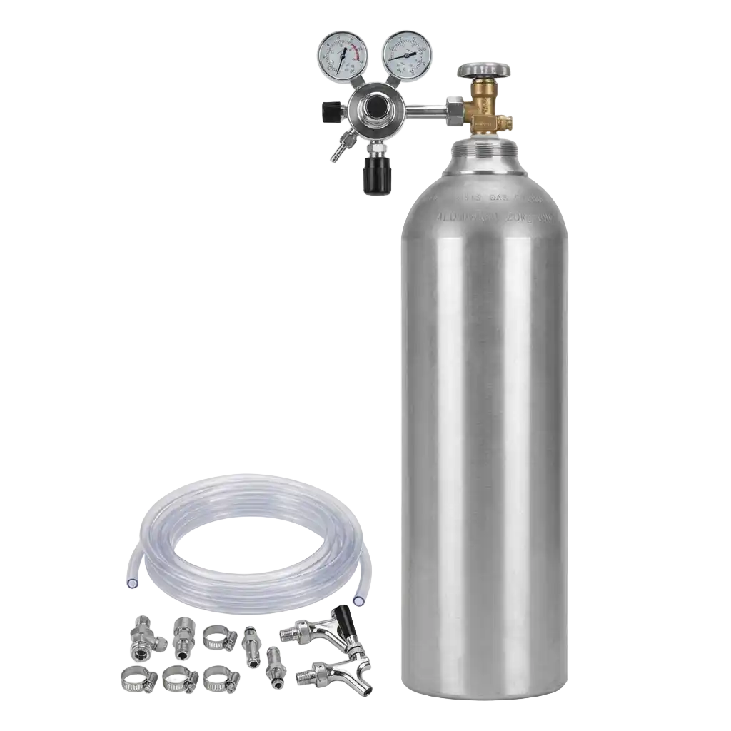 Zubehörpakete mit 2	0 kg CO2 Flasche 7mm Bierschlauch image