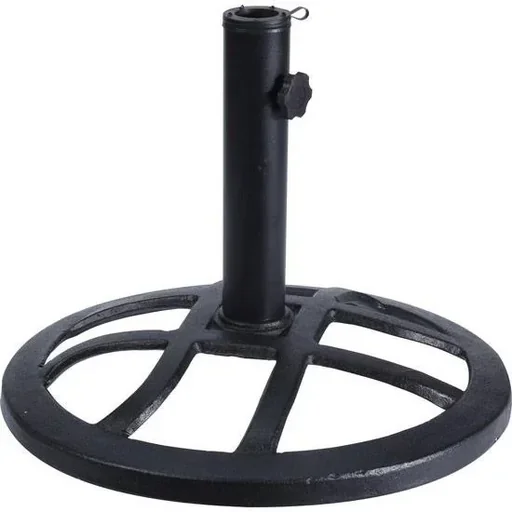 "Pro Garten Sonnenschirm Basis - Gusseisen - 43 cm - Schwarz image"