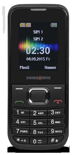 "Mobiltelefon SC 230 schwarz mit Dual Sim, Bluetooth, Taschenlampe, Farbdisplay, Freisprechfunktion image"