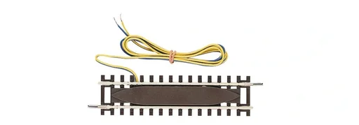 "Anschlussgleis mit EMV-Entstörkondensator, Länge 115 mm (halbe Standardlänge). image"