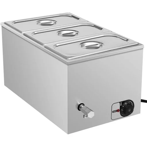 "Speisenwärmer Bain-Marie 1500 W GN 1/3 Edelstahl image"
