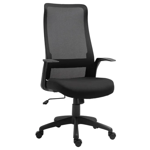 "Bürostuhl Kopflehne Home-Office-Stuhl höhenverstellbarer Schreibtischstuhl ergonomisch 360°-Drehräder Büro Schaumstoff N image"