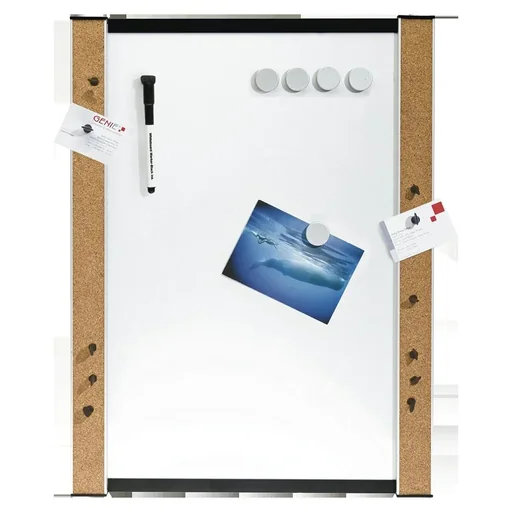 "Whiteboard + Magnettafel + Korkrand für Notizzettel image"