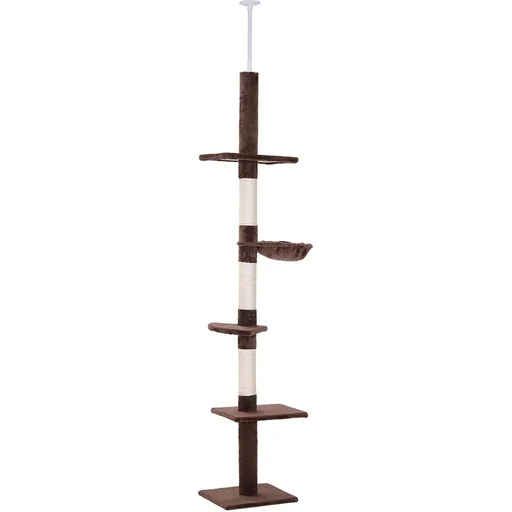 "Kratzbaum höhenverstellbar beige image"