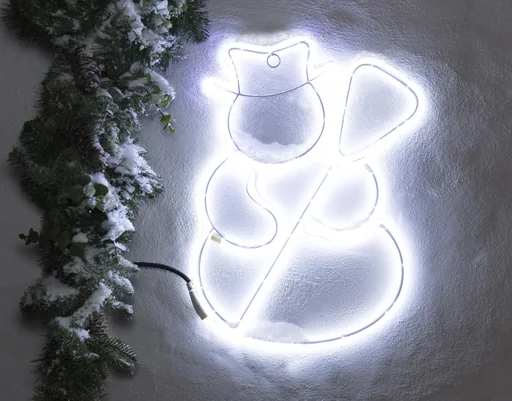 "LED Neon Figur Schneemann image"