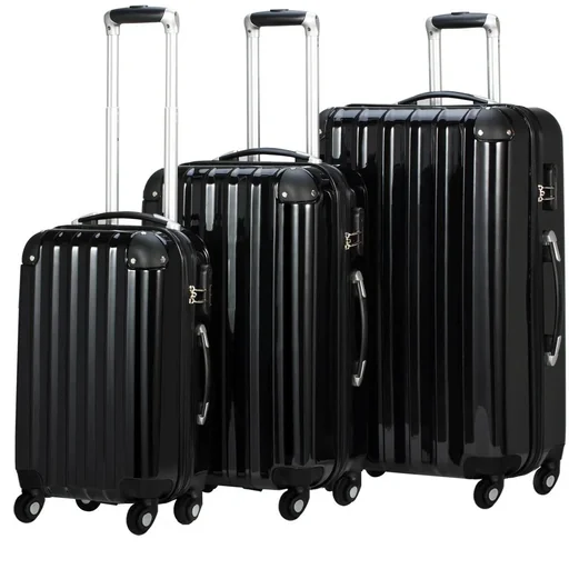 "Hartschalenkoffer-Set 3-teilig schwarz M/L/XL 36L/59L/89L image"