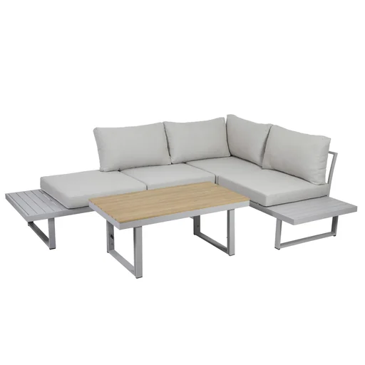 "Gartenmöbel-Lounge-Set "Aruba" - grau   image"