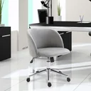 Drehstuhl Polsterstuhl Chefsessel 150 kg Belastbarkeit höhenverstellbar Samt 56 x 52,5 x (72 81) cm