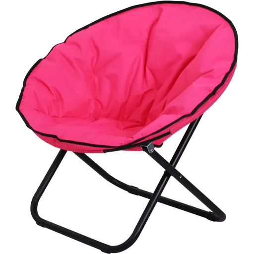 "Klappstuhl Klappsessel Gartenstuhl Polstersessel faltbar Rosa 80 x 80 x 75 cm image"