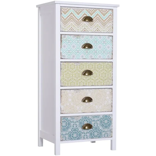 "Schubladenkommode im Shabby Chic Look bunt image"