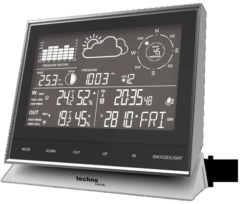 "Wettercenter WS 1700 mit Regen-, Wind- und Thermo-/Hygrosensor image"