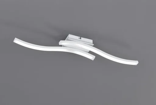 "LED-Deckenleuchte ROUTE, 2x5 W, 4000K, 2x500 lm, weiß matt, Kunststoff weiß image"