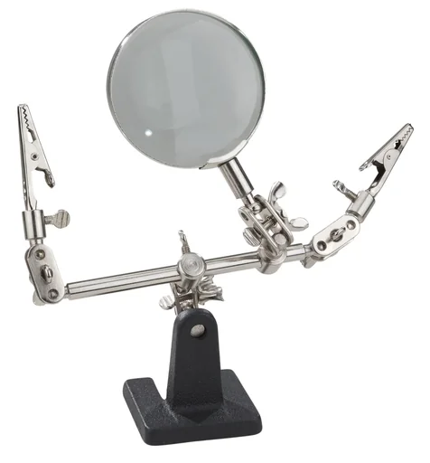 "Lupe mit helfender Hand für Modellbau und Feinmechanik image"