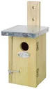 2 in 1 Zaunkönig Nistkasten, Nisthilfe und Futterstation