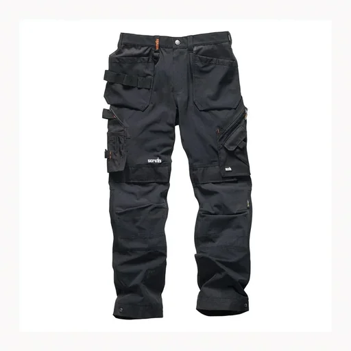 "Pro Flex Plus Arbeitshose, schwarz 34R image"