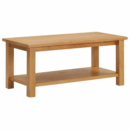 "Couchtisch 90x45x40 cm Eiche massiv image"