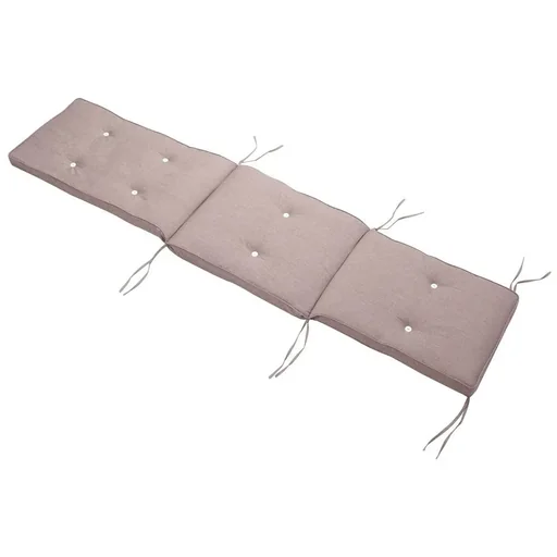 "Liegekissen - Creme gesprenkelt - 186x42x5 cm image"