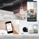 VT-5124 LED WiFi intelligente Lampe - 4,5W - RGB+W - E27