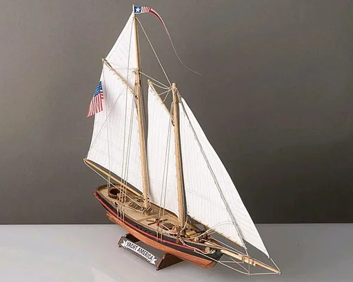 "Baukasten America Yacht 1:155 image"