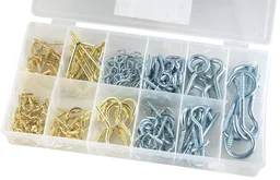 Screw Eye Hooks Assortment, 214-piece
