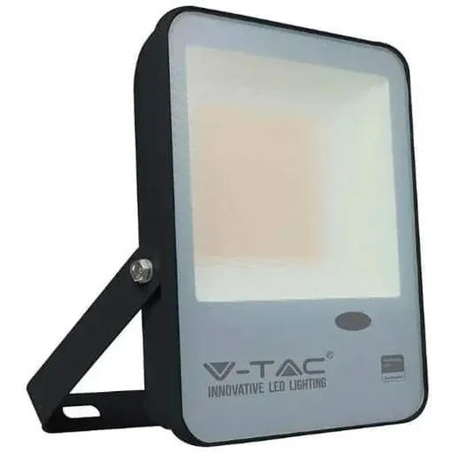 "VT-57S LED-Flutlicht mit Tag/Nacht-Sensor - 50 W - 5000 Lm - 3000K - schwarz image"