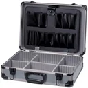 Aluminium-Werkzeugkasten - 48.5x33.5x15.2 - Silber - max 10kg