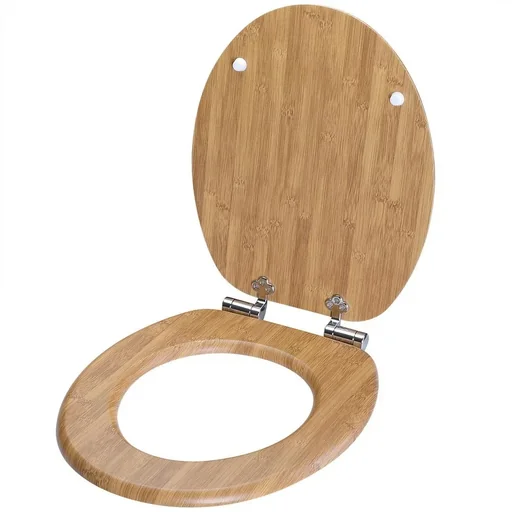 "MDF-Toilettensitz Bambus mit Absenkautomatik image"
