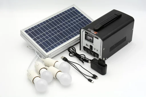 "Solarstromanlage Set "TX-200", mit LED-Lampen, 18 Watt image"
