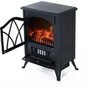 Elektrokamin Kaminofen Standkamin 1800W schwarz